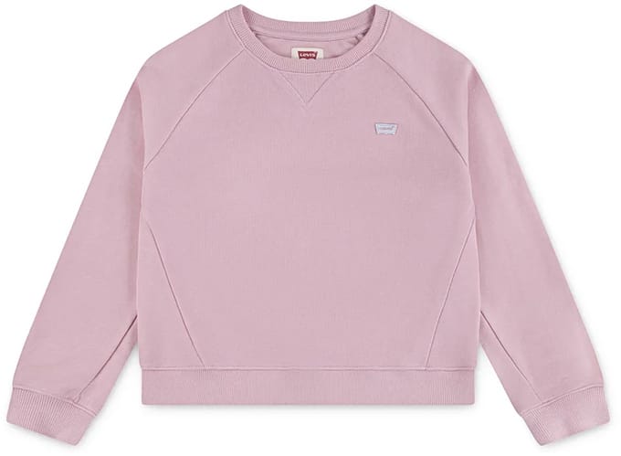Levi´s ® Kids Meet And Greet Crew Sweatshirt Roze 8 Years Meisje