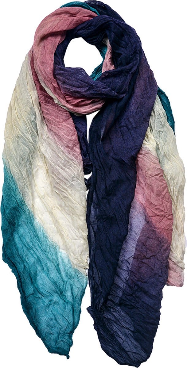 Juleeze Sjaal Dames Effen 90x180 cm Paars Roze Synthetisch
