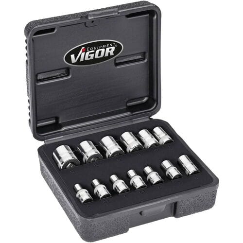 Vigor V7514/13 Dopsleutelinzetset Metrisch 1/4 (6,3 mm)