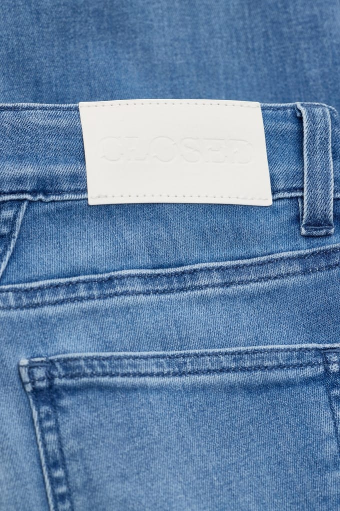 Closed Baker Mid Blue Maat: W32L32 | Skinny Jeans Outlet | Dames | Blauw