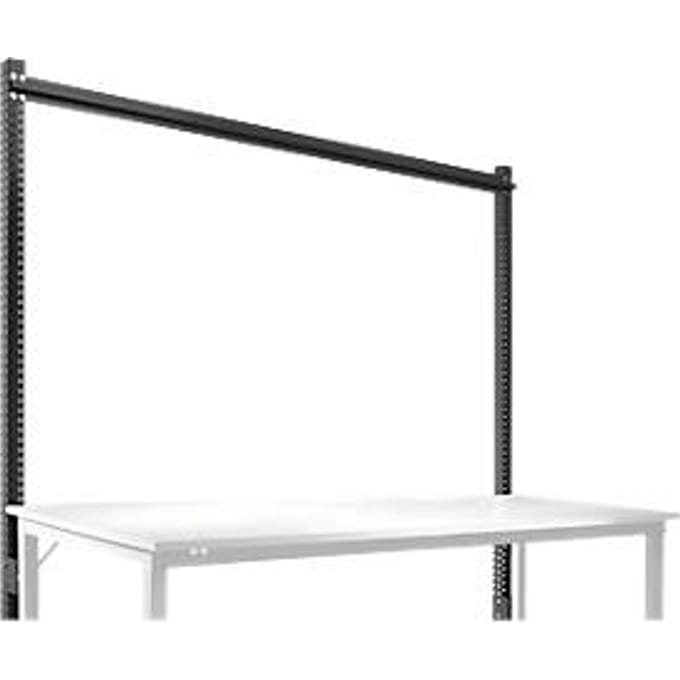 Manuflex ZB3831.7016 Opbouwdeel zonder arm voor universele + professionele standaard achtergrond tafels, gebruiksh 1500 mm