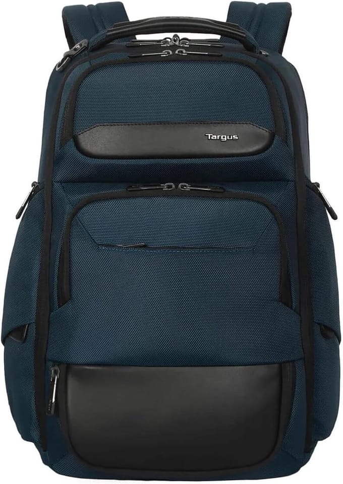 Computerrugzak - Laptop tas - Veilig transport - Gewatteerd compartiment - 16 inch - Blauwzwart