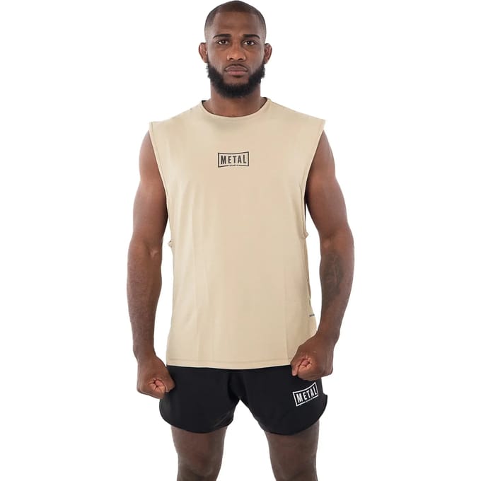 Oversized tank top Metal Boxe Desert Storm