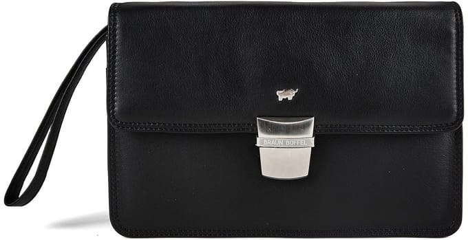 Braun Büffel Golf 3.0 Heren tas Leder 22.5 cm - Jongens - schwarz