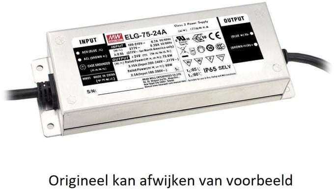Mean Well ELG-75-48A LED-driver 76.8W, 1.6A 24-48 V/DC Dimbaar