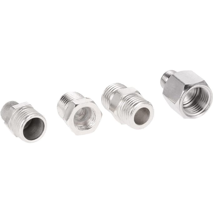 4 stuks/set Airbrush-adapterkit, passende connector voor airbrushcompressor