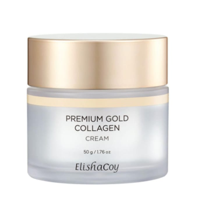 ElishaCoy Premium Gold Collageen Crème 50g | Rimpel & Verhelderende Hydraterende Crème brown