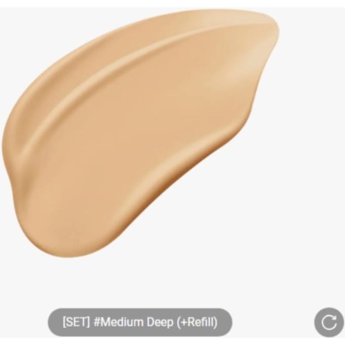 JUNGSAEMMOOL Essential Skin Nuder Long Wear Cushion Main product + refill (6 Colors) #Medium Deep beige