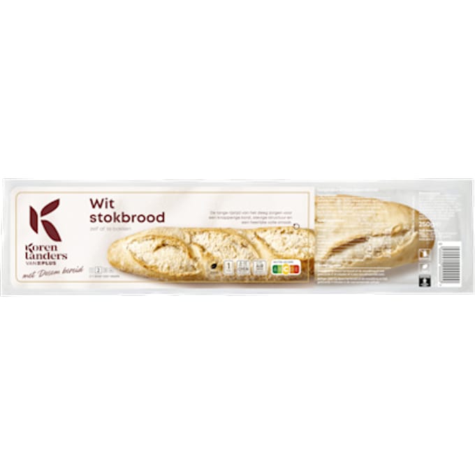 Wit stokbrood met desem bereid