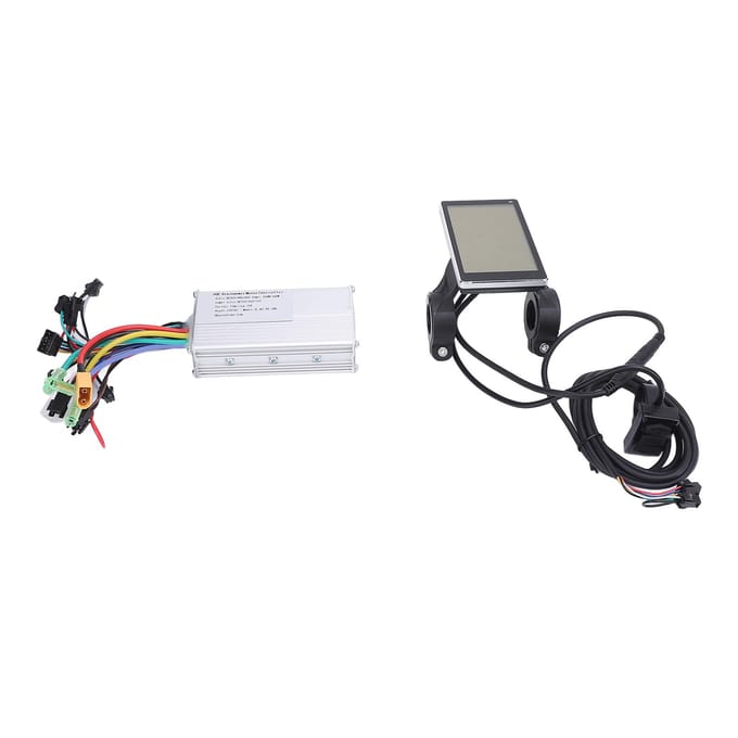 36V 48V 60V 450W 500W Contrôleur Sinusoïdal Sans Balais Kit Panneau d'Affichage LCD M5 Vitesse Moteur Sans Balais gray