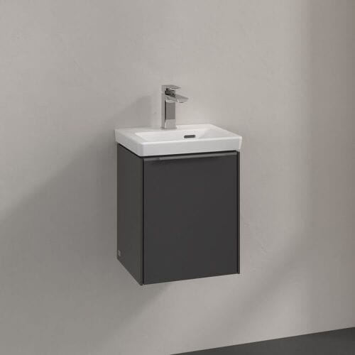 Villeroy & Boch Subway 3.0 vanity unit 35.1 cm, 1 door right, handle glossy C58400VR