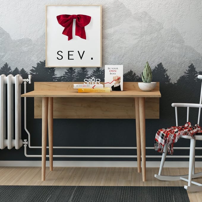 Bureau Imma Melamine Naturel