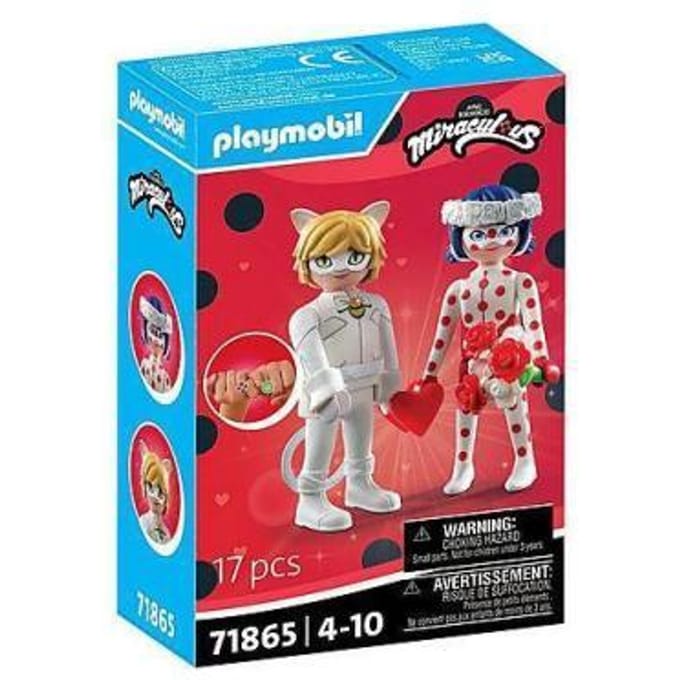 Playmobil Miraculous - Miraculous Ladybug & Cat Noir Dream Wedding - 71865