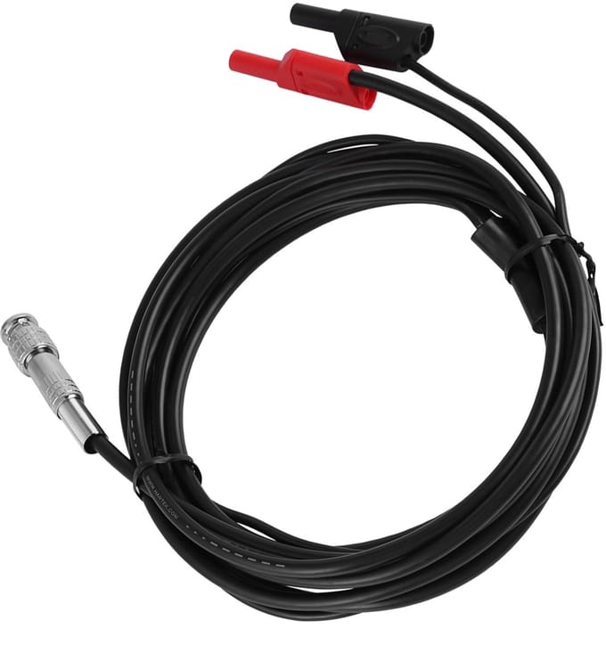Allecto naar Banana Head Adapter Kabel - Geschikt voor Auto - 3 meter