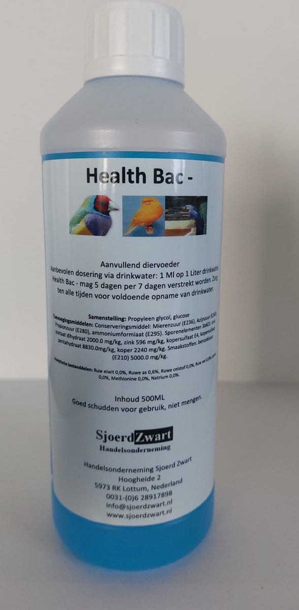 Sjoerd Zwart Health bac -