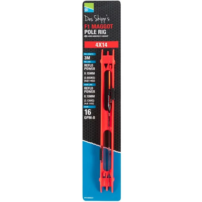 Stijgende lijn Preston f1 maggot pole rig