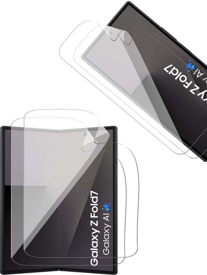 Screenprotector geschikt voor Samsung Galaxy Z Fold 7 - 2x FlexGuard Screen Protector