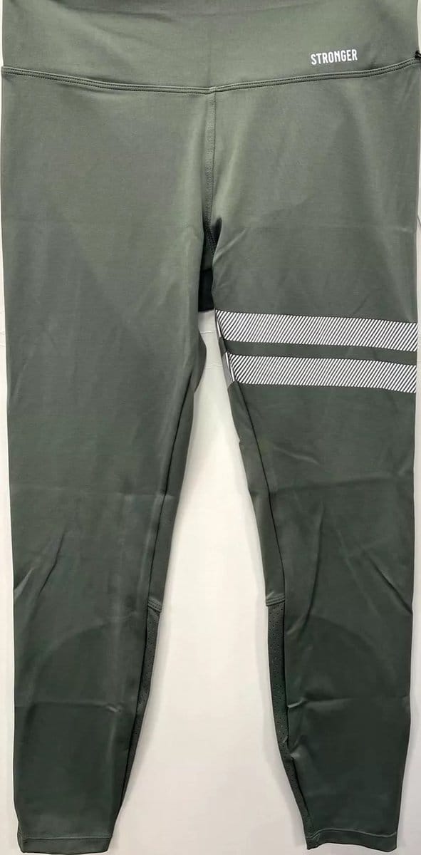 Stronger - Power Tight - Sport Tights - Dames - Groen - Maat XL