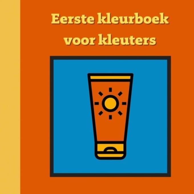 Eerste Kleurboek Voor Kleuters :: Strandvakantie - Mieke Stevens