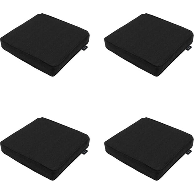 Madison - Zitkussen Black canvas eco+ - Ca. 40x40 cm - Set van 4
