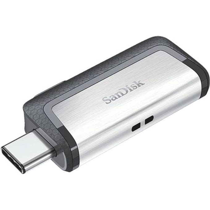 SanDisk Ultra® DualDrive USB-stick smartphone/tablet Zilver 256 GB USB-A 3.2 Gen 1, USB-C