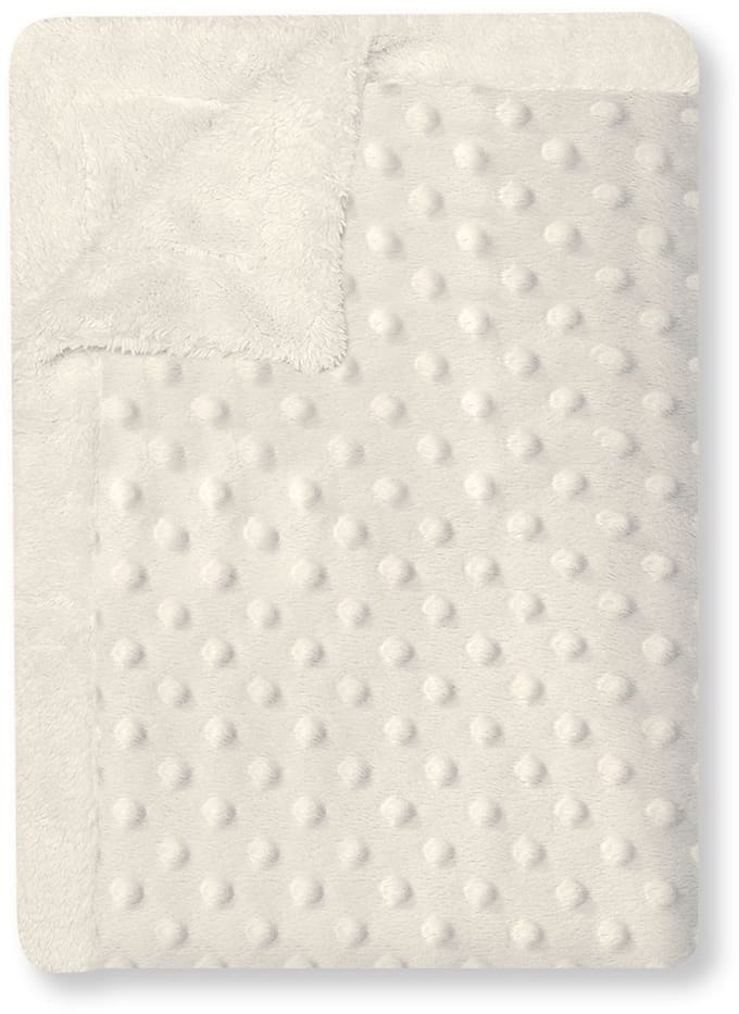Interbaby Deken Bubble Junior 80 X 110 Cm Fleece Beige