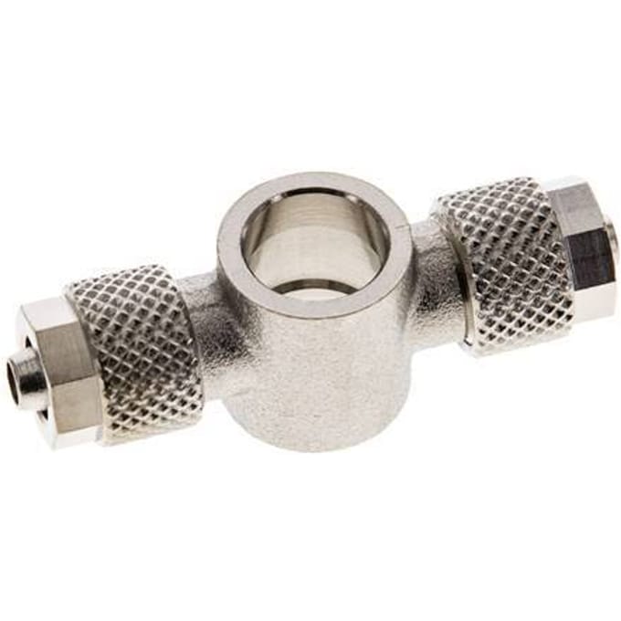 6x4 & G1/8'' Vernikkeld Messing T-Banjobout Opsteekkoppeling [2 Stuks]