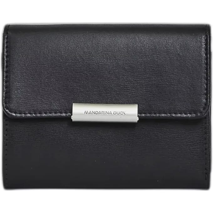 MANDARINA DUCK Portemonnee Hera 3.0 Wallet with Flap Black Zwart