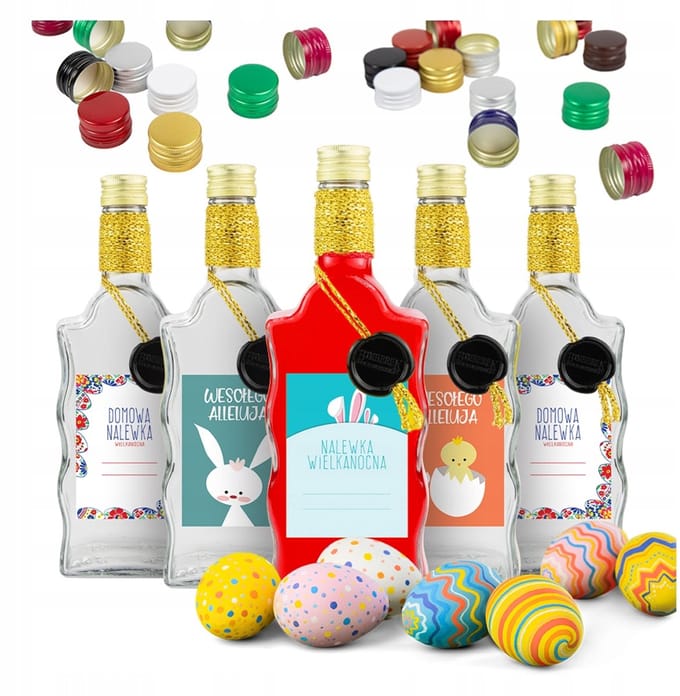 Bimberek - Flessen - Paasdecoratie - 500ml - Versierd