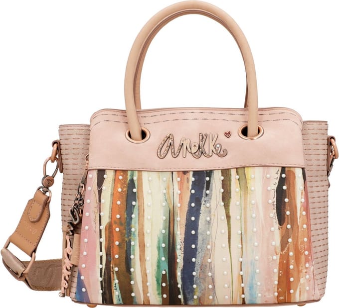 Anekke Handtas Schoudertas Hollywood Studio Short Handle Bag Nude Veelkleurig