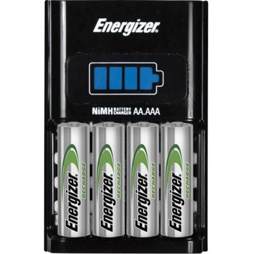 1 uur Snellader voor AA en AAA NiMH‑batterijen (Inclusief 4x AA 2300 mAh)