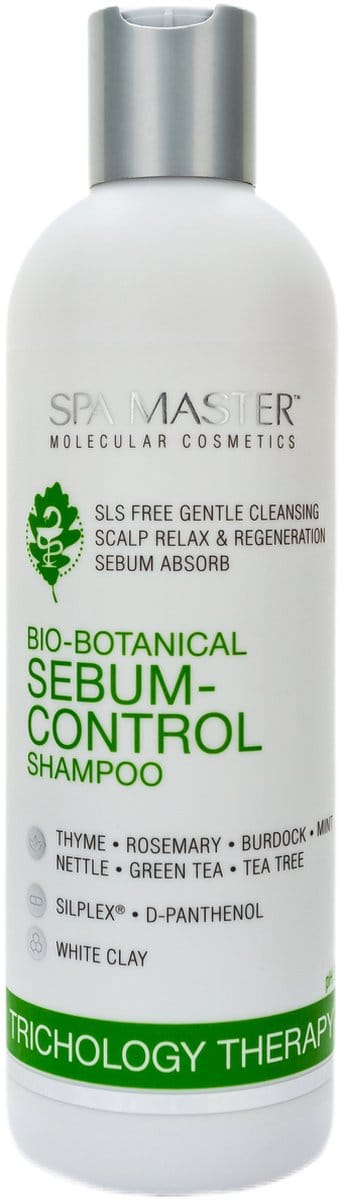 Spa Master Bio-Botenical Sebum Control Shampoo – tegen Overmatige Talg & Huidvet – Anti Roos Haargroei Versneller – 330ml