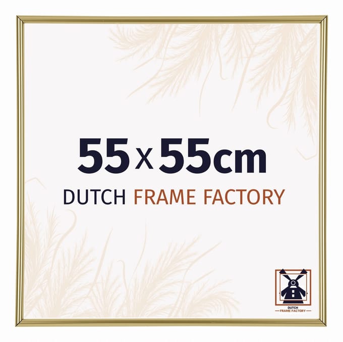 Fotolijst 55x55 cm - Kunststof - Goud - Angers