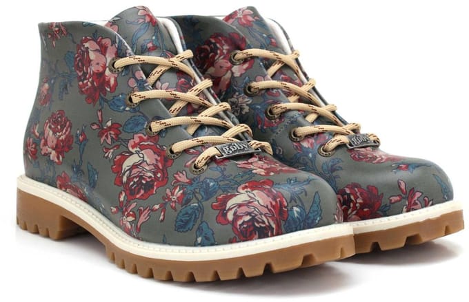 Goby Garden Boots – Dames Veterboots – Vegan Leer – Handgemaakt – Maat 36