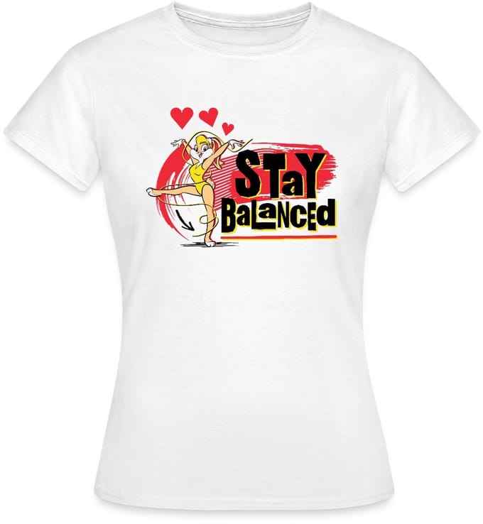 Looney Tunes Lola Bunny Stay Balanced T-Shirt Dames