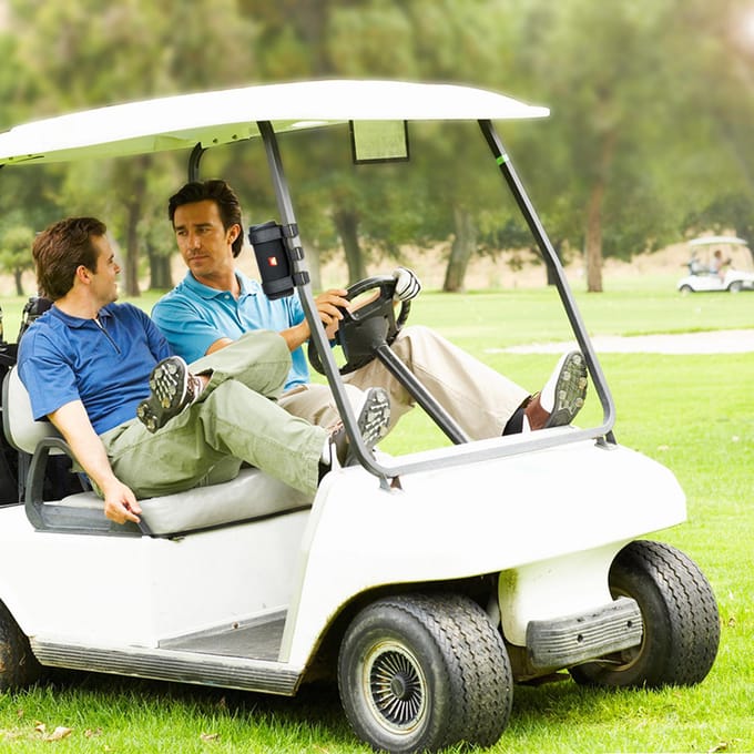 Verstelbare luidsprekerriemhouder Draagbare luidsprekerhouder voor golffiets motorfiets ATV Geschikt voor zwart