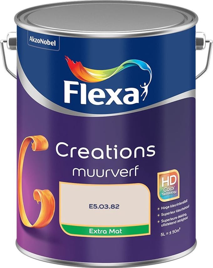 Flexa - Creations Muurverf Extra Mat - E5.03.82 - Mengverf - 5 L