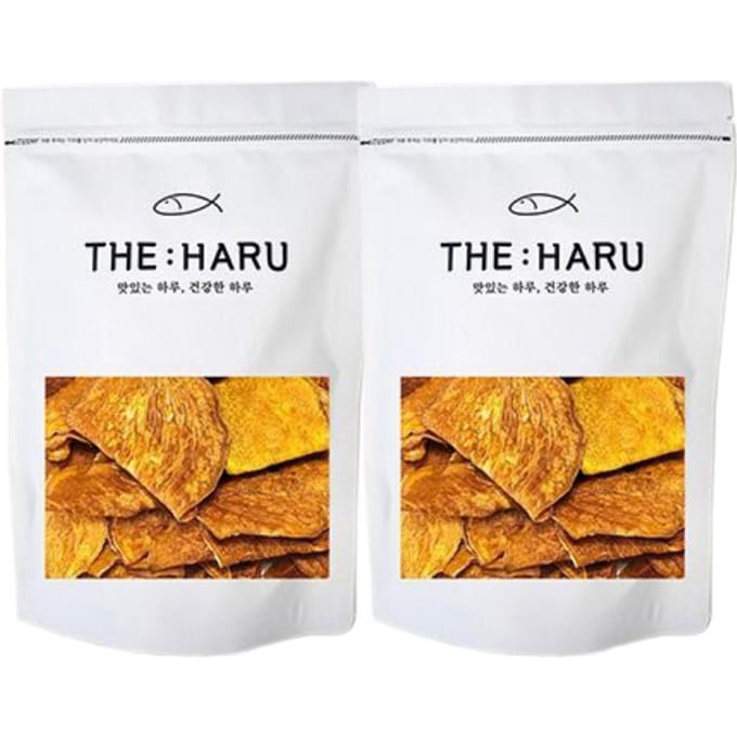 TheHaru Chips de Patate Douce Mattang Croquantes Glacées Sucrées 180g x 2 Paquets