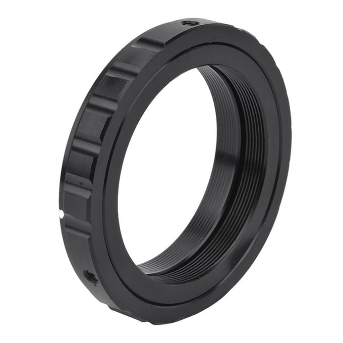 Aluminiumlegering M42X0.75 T2 Mount Camera Lens Adapter Ring voor Nikon Camera's black