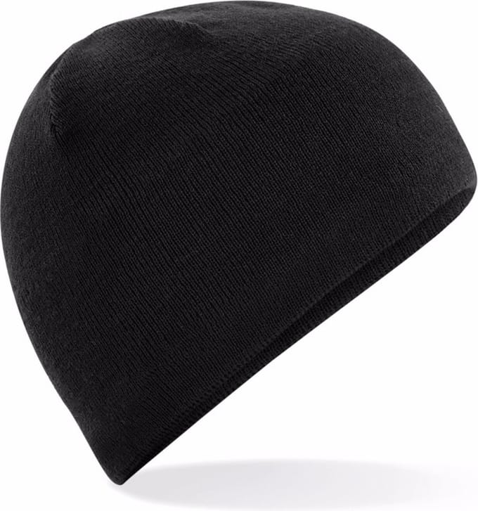 Thermo microfleece muts zwart voor dames