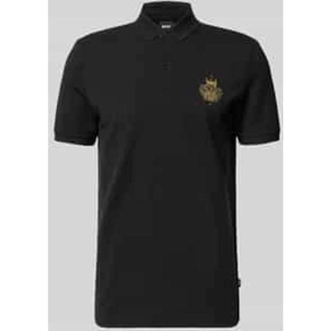 Regular fit poloshirt van puur katoen, model 'QIANG'