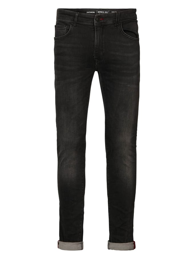 Petrol Industries - Heren Jackson Slim Fit Jeans  - Zwart