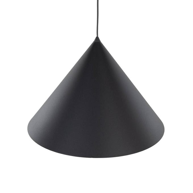 TK Lighting Hanglamp Cono, 1-lamp, Ø 50 cm, zwart, E27