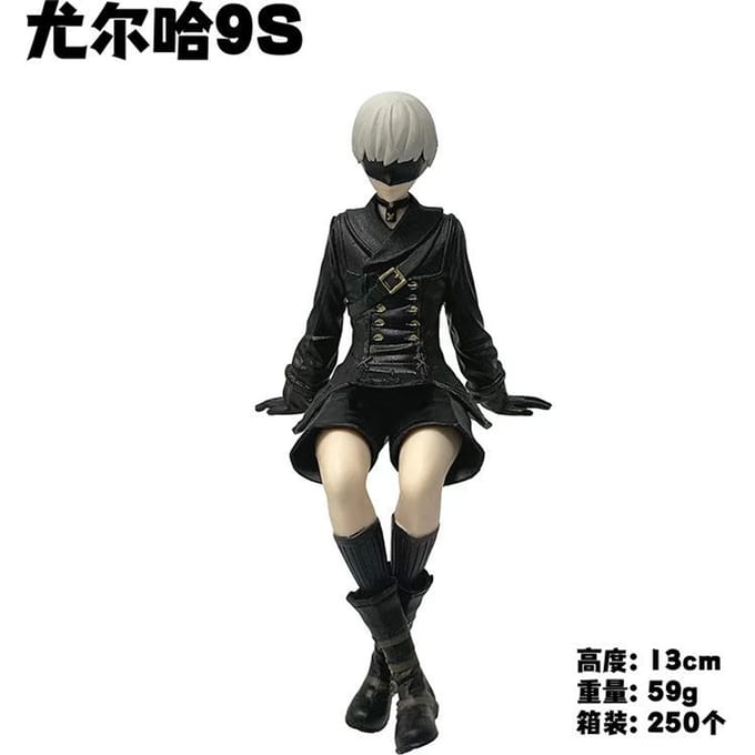 13-15cm YoRHa No.2 Type B Type A Figurine d'Action Modèle Collection Jouet Belle Fille Accessoires Poupée