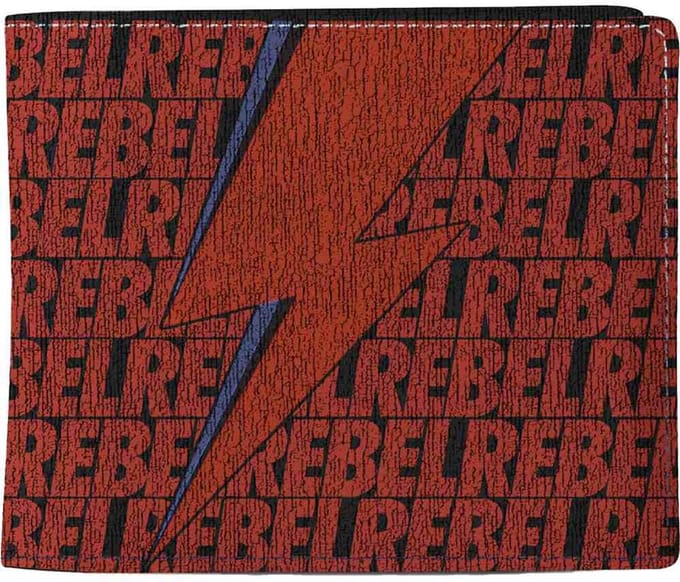 Rocksax David Bowie - Rebel Rebel Portemonnee - Rood