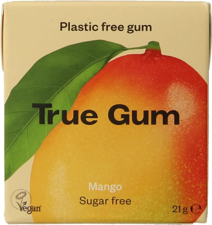 True Gum Mango suikervrij 21 Gram