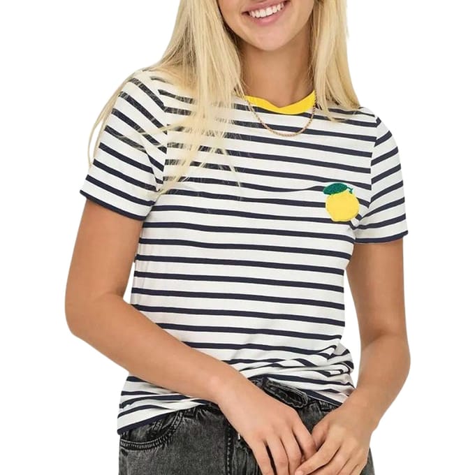 Regular fit T-shirt van viscosemix model 'HEART LIFE'