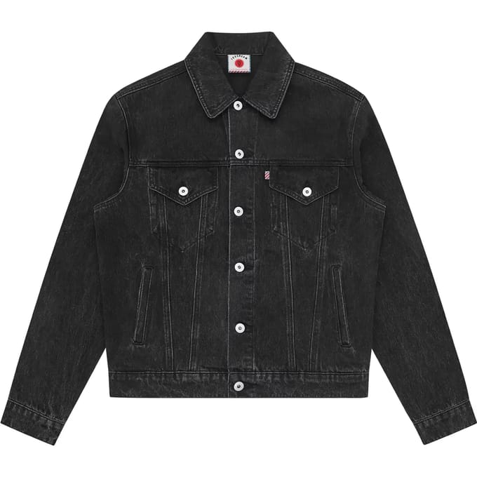 Denim jack Icecream Trucker Spray Paint Dog