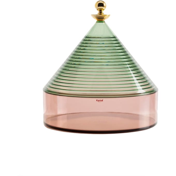 Kartell - Trullo Opbergschaal - Verde Salvia/roze - groen