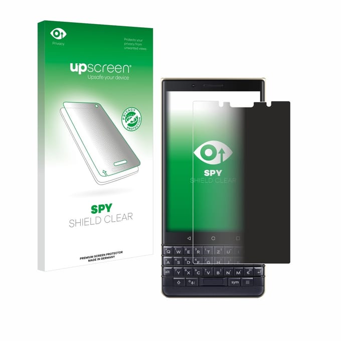 upscreen - privacy screenprotector voor BlackBerry Key2 LE - Folie Beschermfolie Blauwlichtfilter